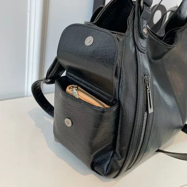 NOEMIE™ - Sac fourre-tout en cuir classique