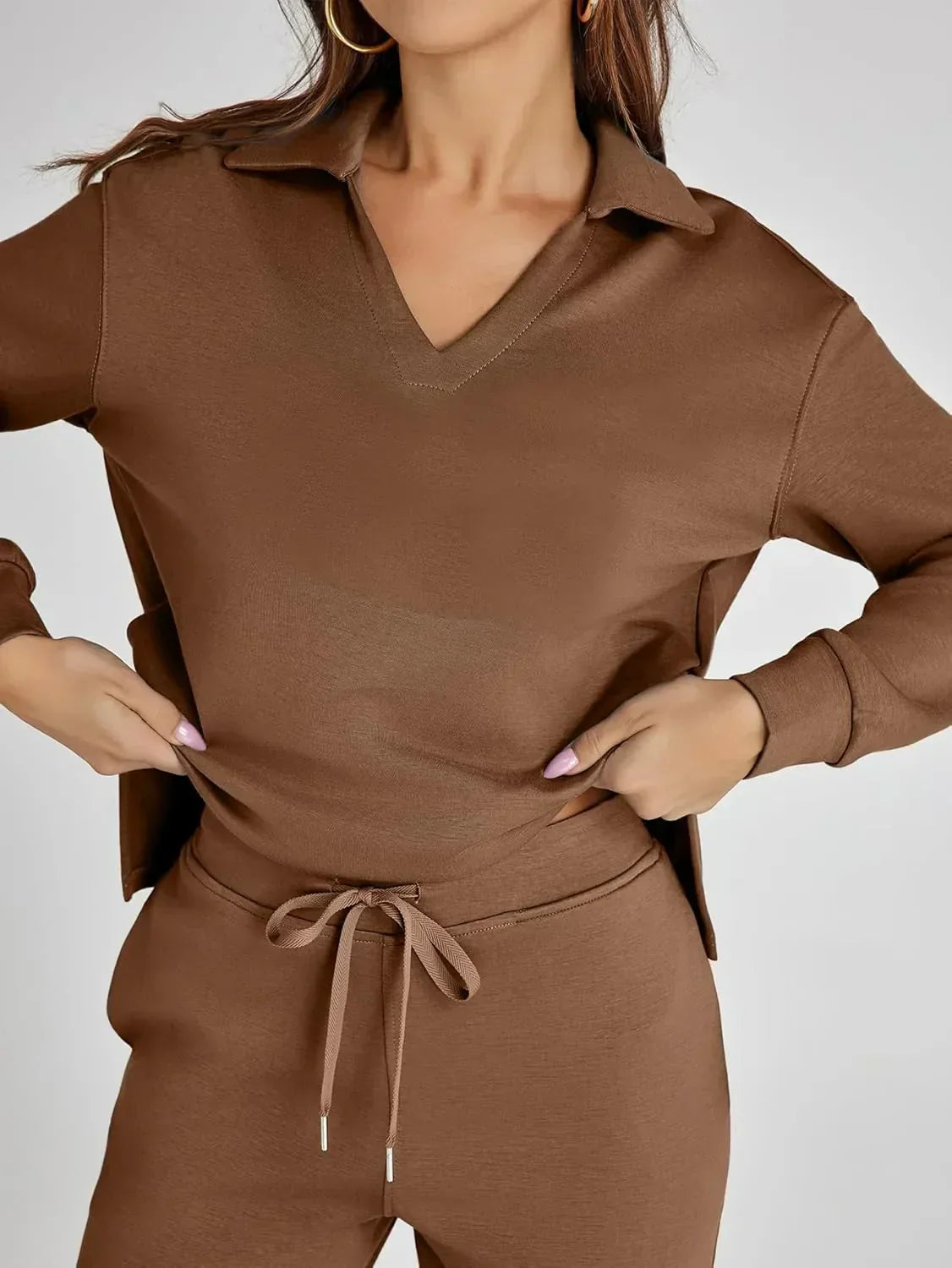 RENÉE™ - Ensemble Minimaliste Douillet en Deux Pièces
