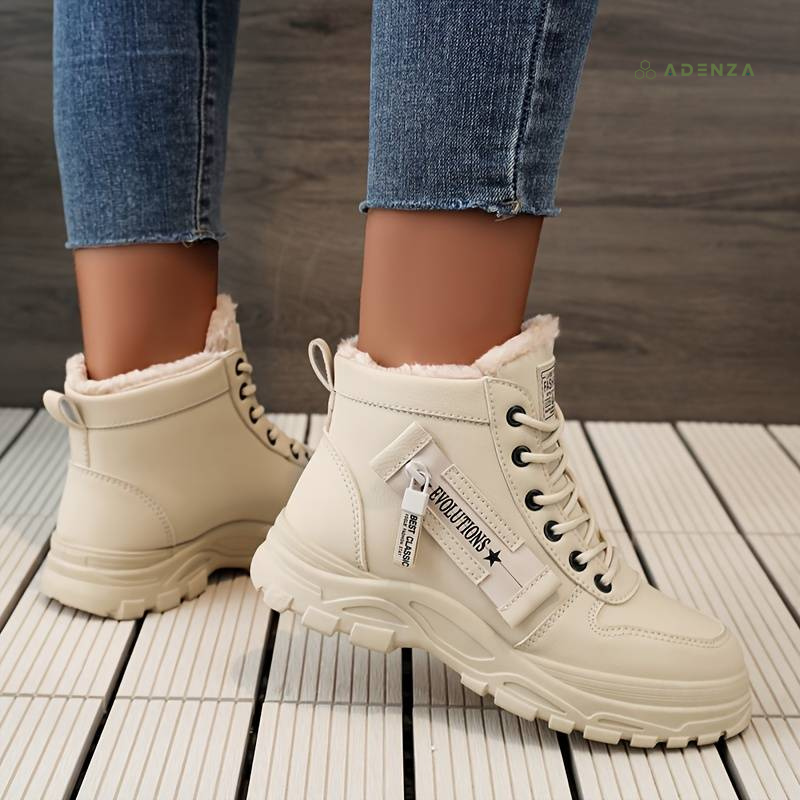 ASTRA™ | Bottes d'hiver douillettes avec doublure en fourrure