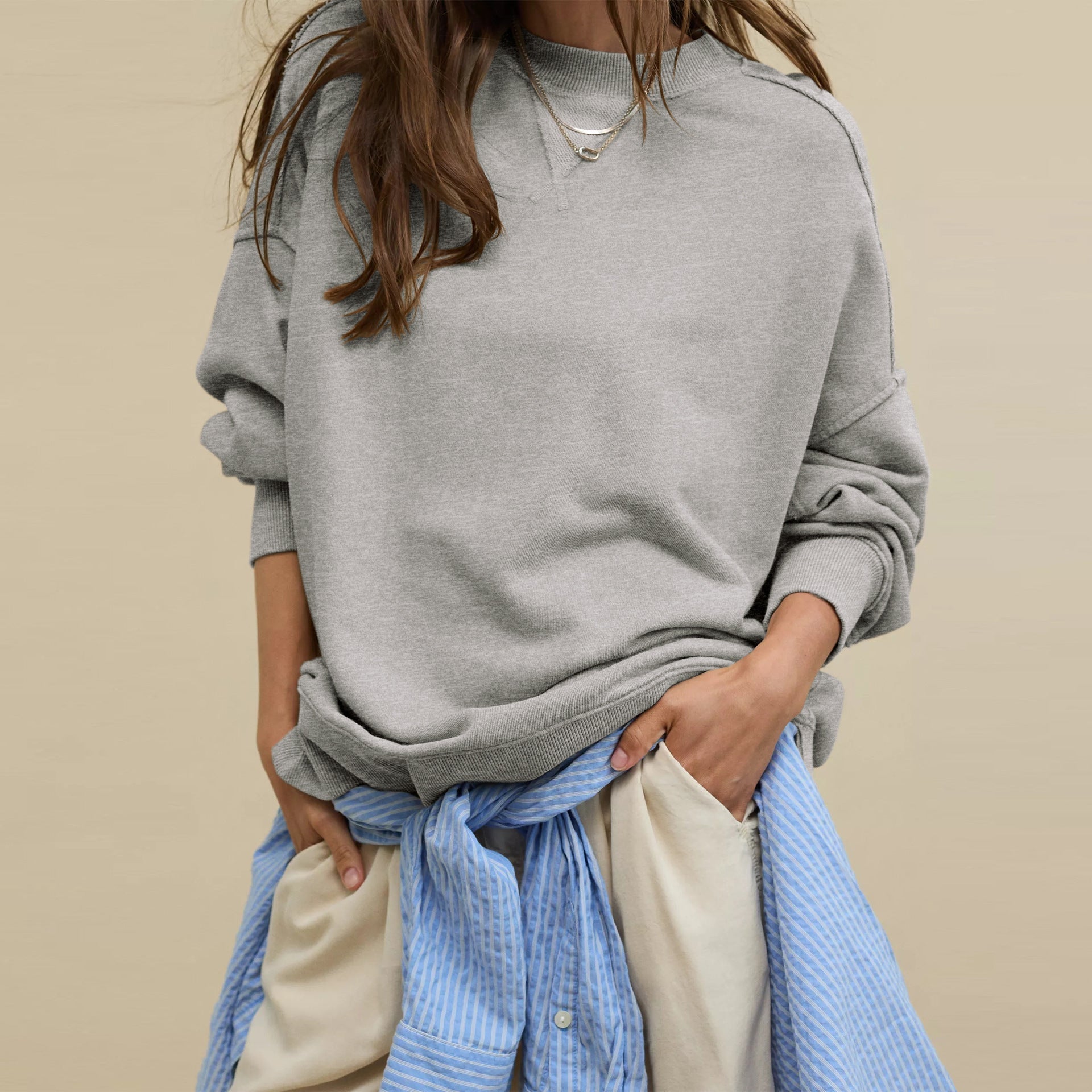ANNE™ – Sweat-shirt classique à coupe décontractée