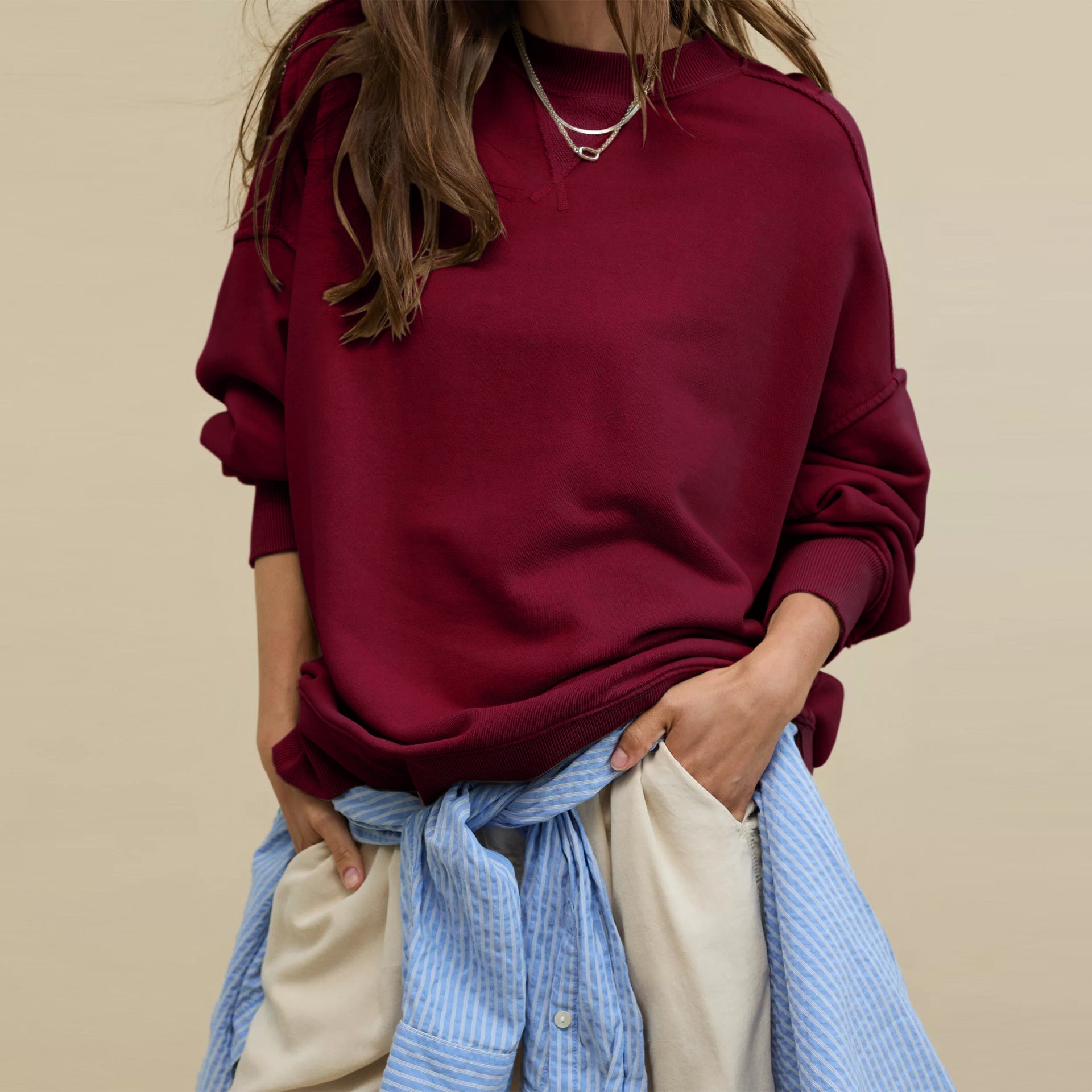 ANNE™ – Sweat-shirt classique à coupe décontractée