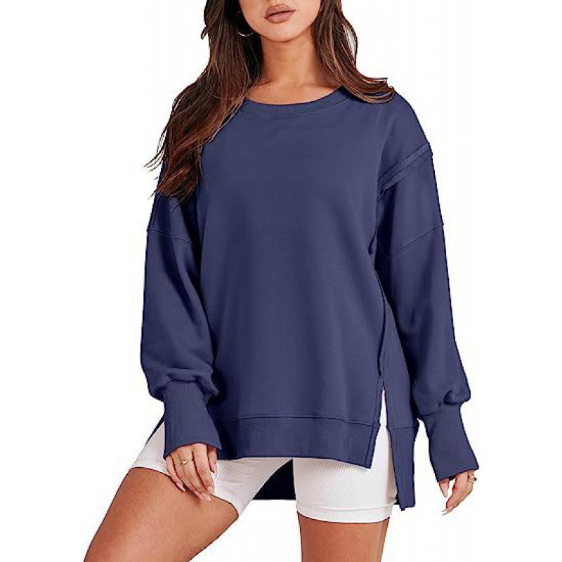DAMIT™ - Sweat-shirt décontracté à manches longues oversize