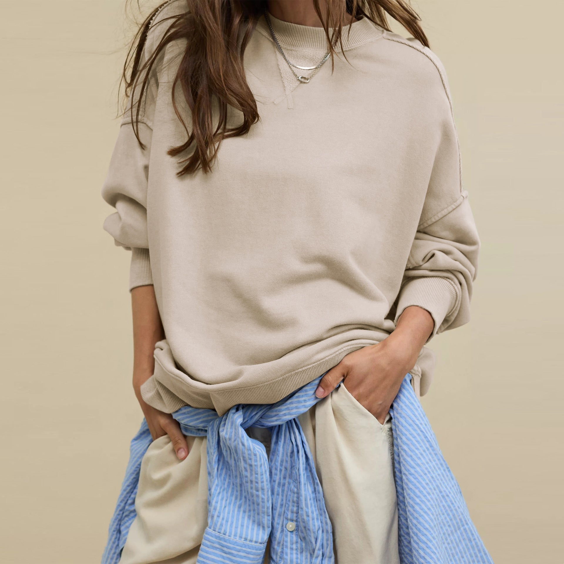 ANNE™ – Sweat-shirt classique à coupe décontractée