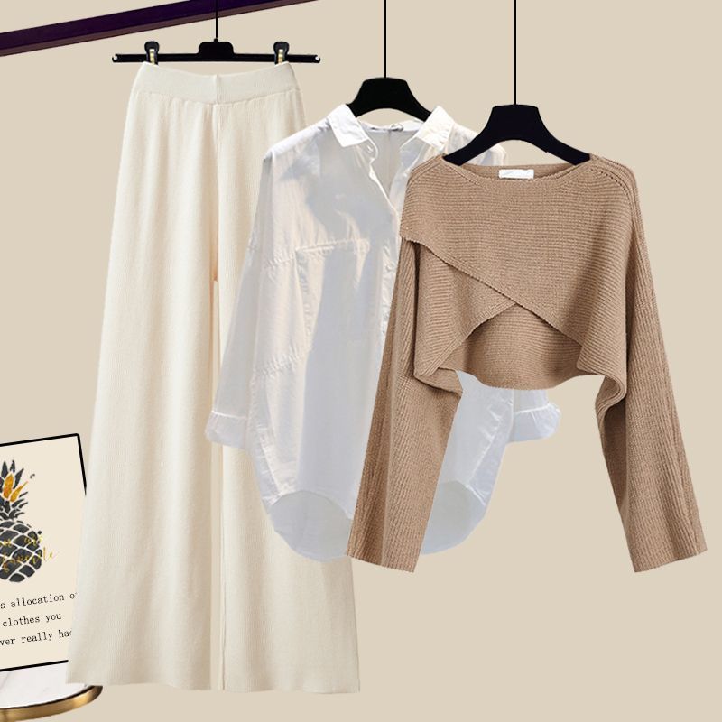 ISOBEL™ | Ensemble Tricot Élégant en Trois Pièces