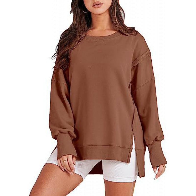 DAMIT™ - Sweat-shirt décontracté à manches longues oversize