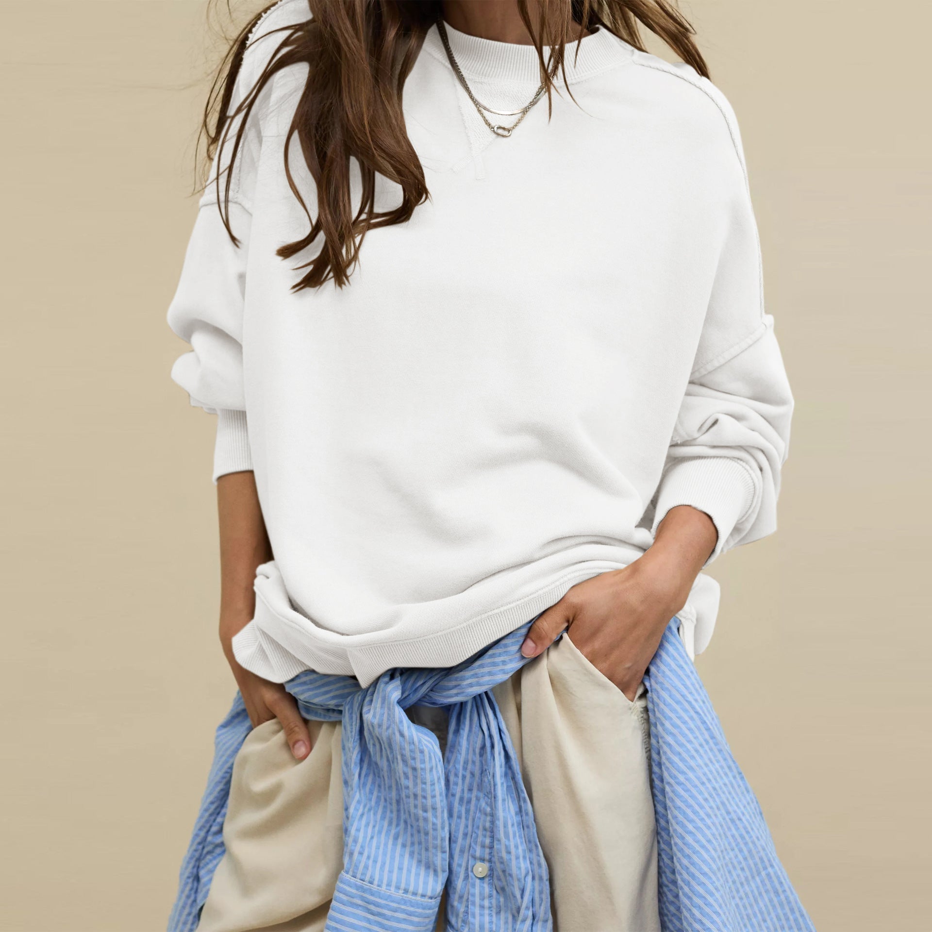 ANNE™ – Sweat-shirt classique à coupe décontractée