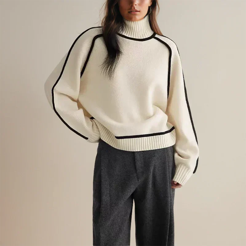 FAYLIN™ - Pull Col Roulé Moderne
