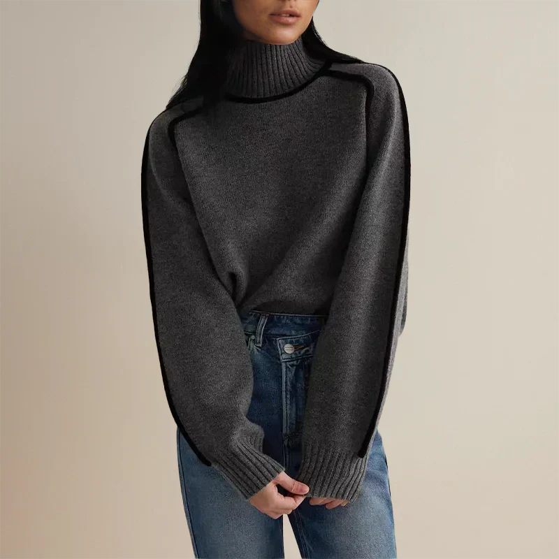 FAYLIN™ - Pull Col Roulé Moderne