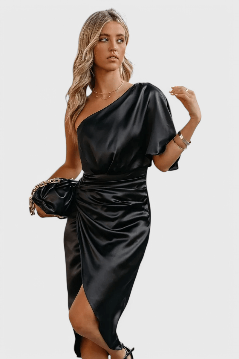 Anais | Robe en Satin Élégante et Soyeuse