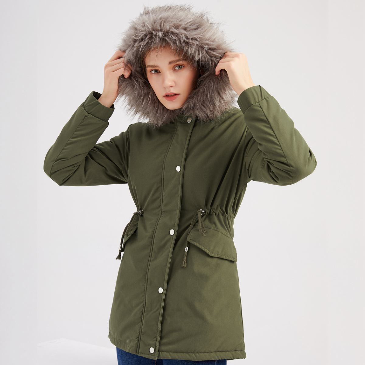 MARINA™ | Parka en Velours Chaud avec Finitions