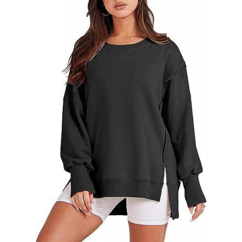DAMIT™ - Sweat-shirt décontracté à manches longues oversize
